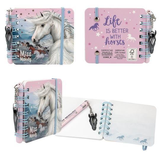 Peque o Set Para Tomar Notas Con Bol grafo Miss Melody-5