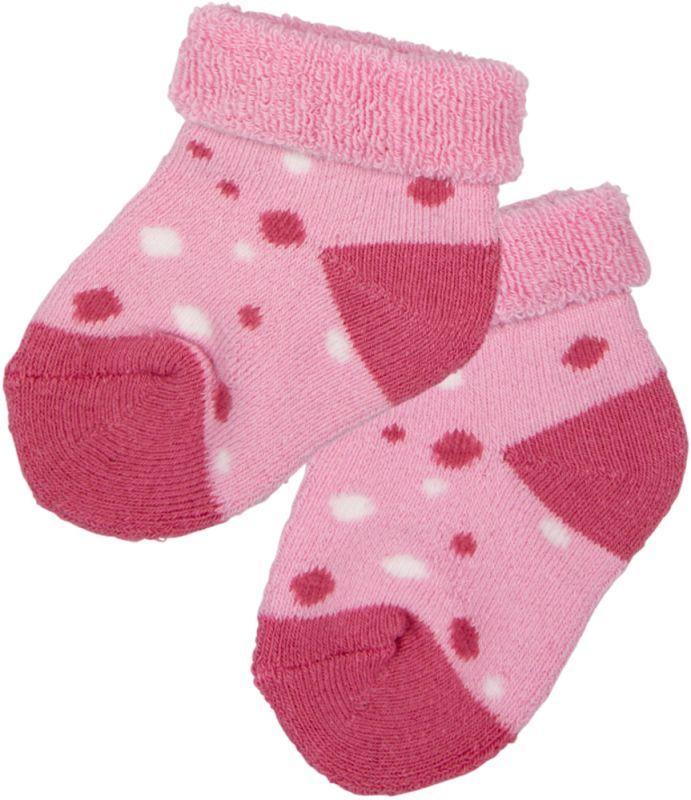 Calcetines para beb en rosa 3 pares de Baby Suerte-2