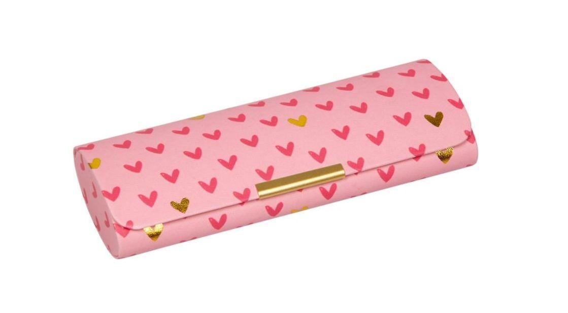 Estuche Para Gafas Con Pano De Limpieza con De corazones-1