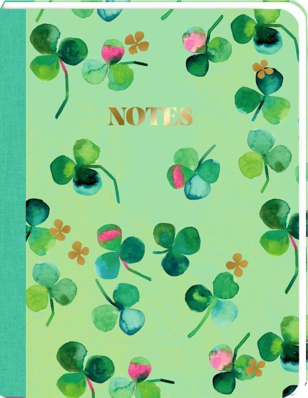 Elegante caja de regalo con banda y ribete dorado Cuaderno con bol grafo de All about green-2