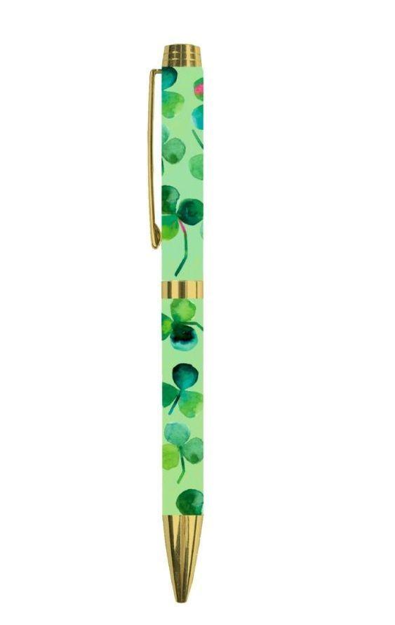 Elegante caja de regalo con banda y ribete dorado Cuaderno con bol grafo de All about green-3