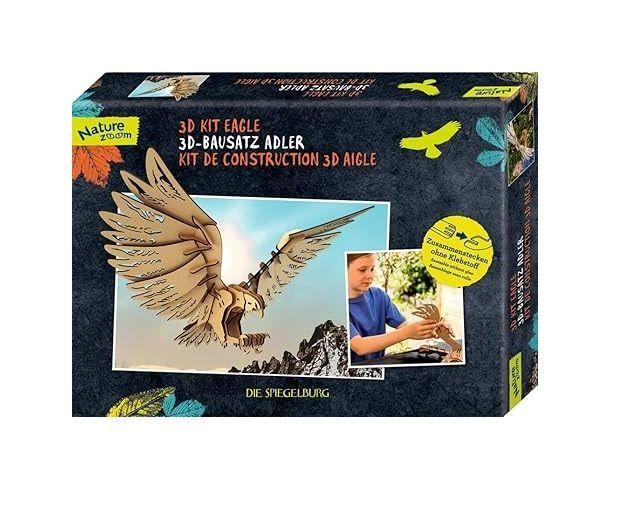 Kit de águila GRANDE 3D de madera de Nature Zoom garantiza horas creativas -0
