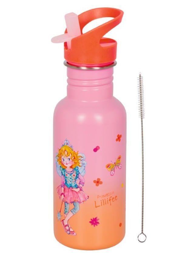 Botella de acero inoxidable de 0 5 lt de Princesa Lillifee-0