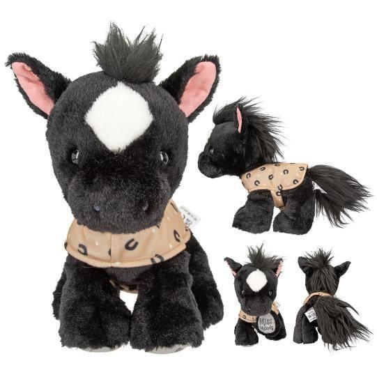 Tierno Peluche Caballo Black Angel 20 Cm Miss Melody-1