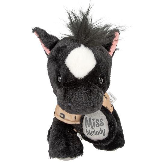 Tierno Peluche Caballo Black Angel 20 Cm Miss Melody-2