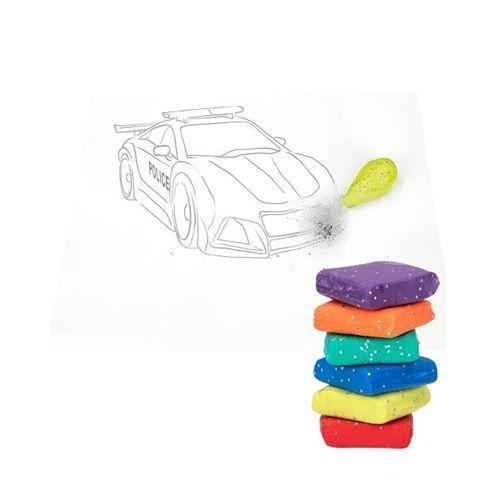 Goma De Borrar Moldeable Y Part culas Brillantes Action Worl-2