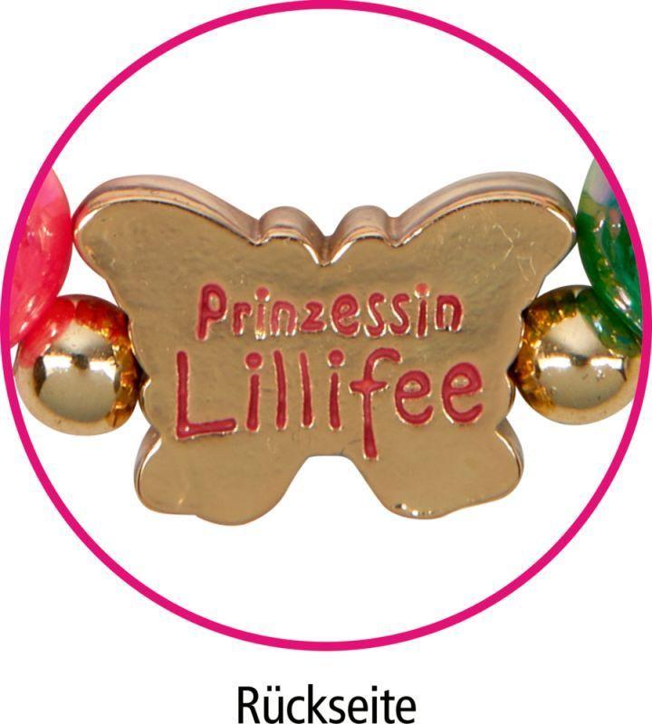 Pulsera con perlas de colores y mariposa de la Princesa Lillifee-2
