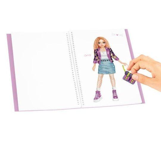 Cuaderno Visteme Y Dise ame Grande Rebel Kitty Topmodel-4