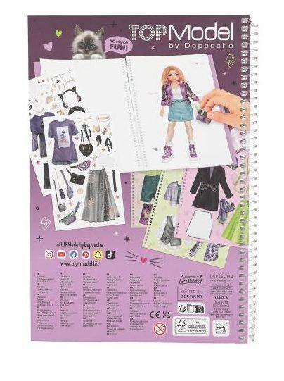 Cuaderno Visteme Y Dise ame Grande Rebel Kitty Topmodel-5