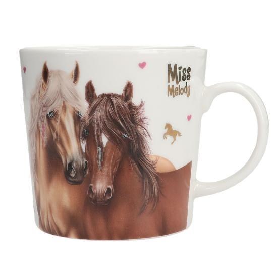 Taza De 250 Ml Con Motivo De Caballos Y Adornos Miss Melody-2