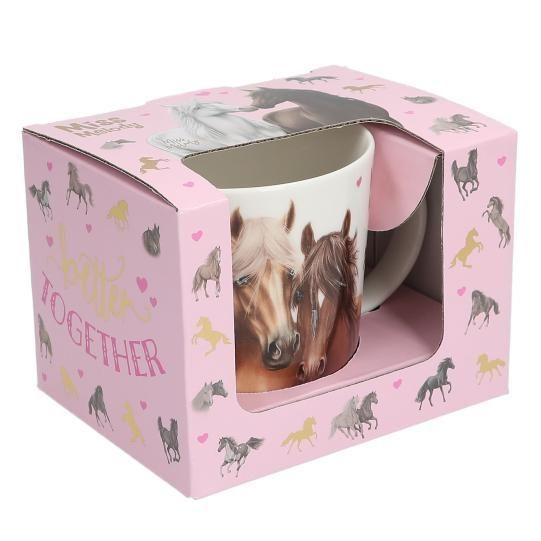 Taza De 250 Ml Con Motivo De Caballos Y Adornos Miss Melody-4