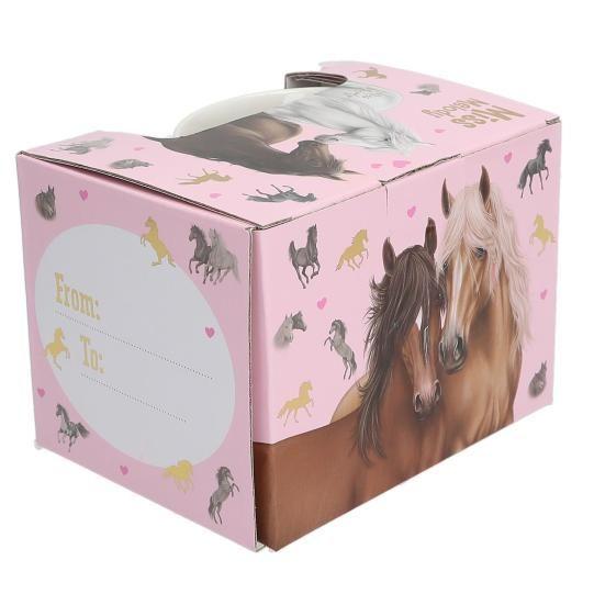 Taza De 250 Ml Con Motivo De Caballos Y Adornos Miss Melody-5