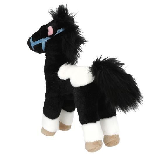 Caballo De Peluche Blanco Y Negro Super Suave Miss Melody-3