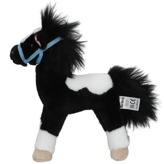 Caballo De Peluche Blanco Y Negro Super Suave Miss Melody-4