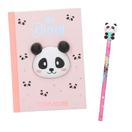 Crea tu diario de vida con tematica de panda TopModel-4