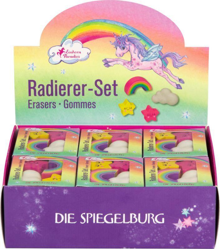 Set de 4 gomas de borrar tiernisimas del Para so de unicornios-2