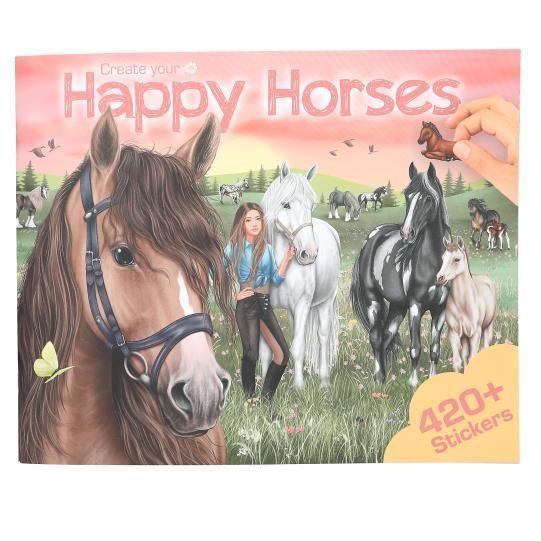 Crea Tus Happy Horses Con 420 Stickers-0