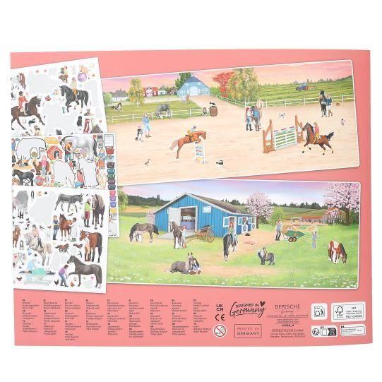 Crea Tus Happy Horses Con 420 Stickers-3