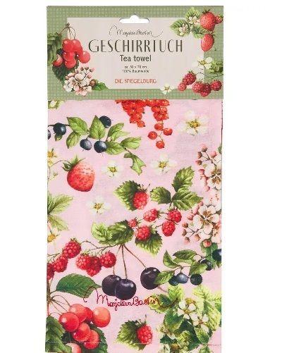 Pano Cocina Frutal Con Bayas Y Cerezas Hecho 100 De Algod n-2