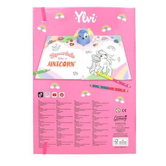 Cuaderno De Colorear Con Dise o De Unicornio Y Peluche Ylvi-5