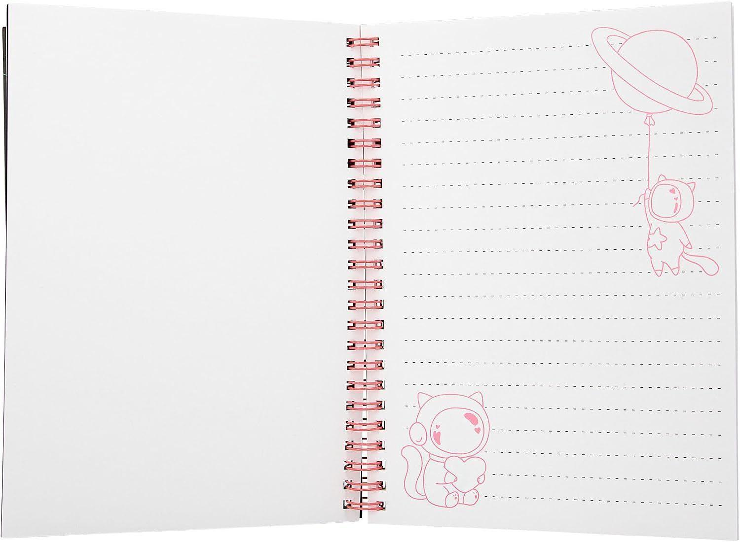Cuaderno Neon Con 70 Paginas Y Set De Boligrafos Topmodel-3