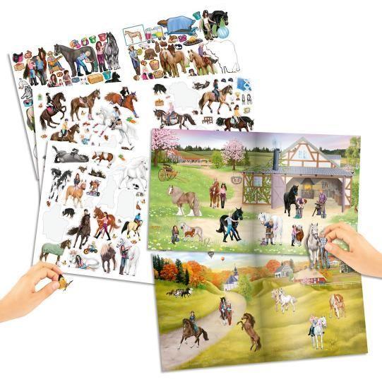 Cuaderno Stickerworld con mas de 225 stickers de Miss Melody-2