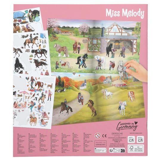 Cuaderno Stickerworld con mas de 225 stickers de Miss Melody-5
