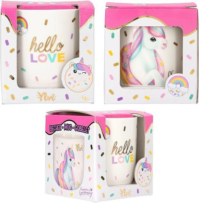Taza De 250 Ml Sin Asa Con Tierno Dise o De Unicornio Ylvi-2