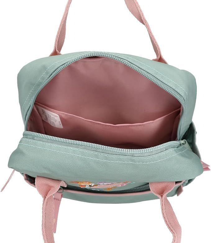 Mochila Verde Bosque Encantado Con Bordado Princess Mimi-5