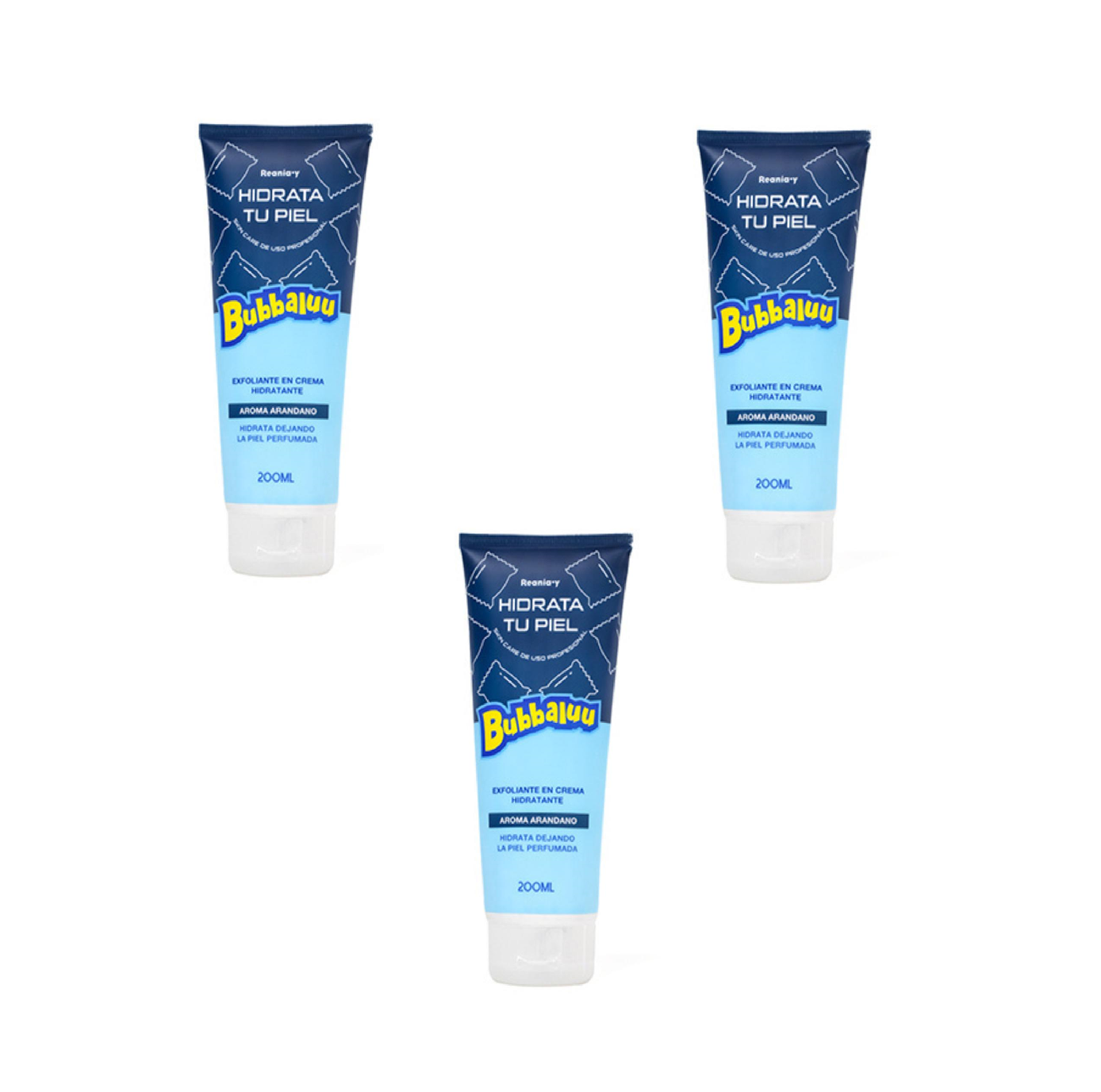 3 Exfoliante En Crema Hidratante Bubbaluu Limon 200ml-0