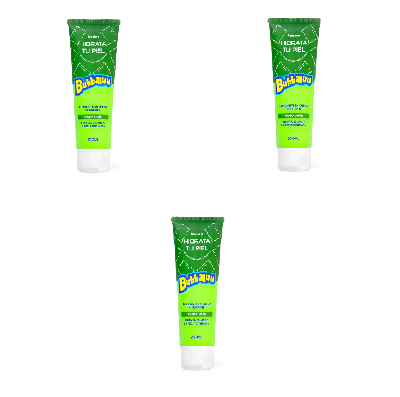Exfoliante En Crema Hidratante Bubbaluu Limon 200ml-1
