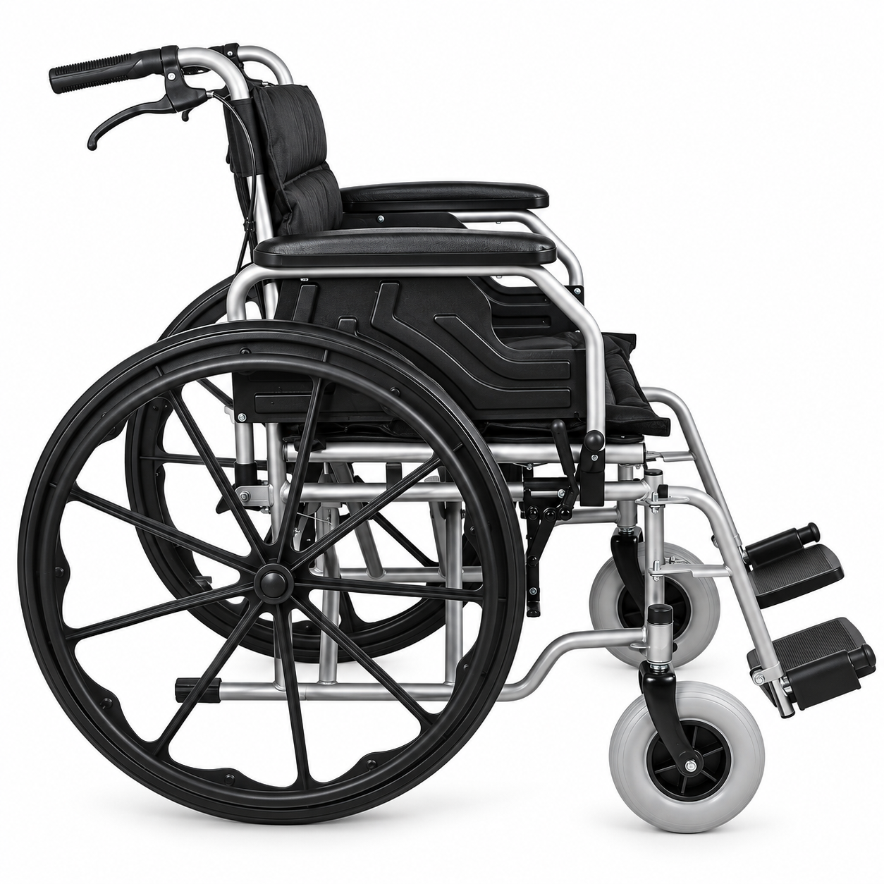 Silla De Ruedas Nanofort Reforzada 150 Kg Asiento Ancho 55 Cm-5