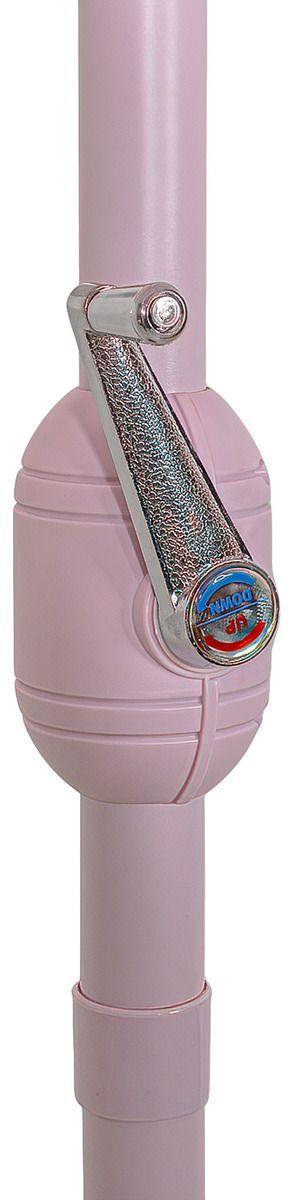 Quitasol Madera 2.7 Metros Grande Para Terraza Rosa-4