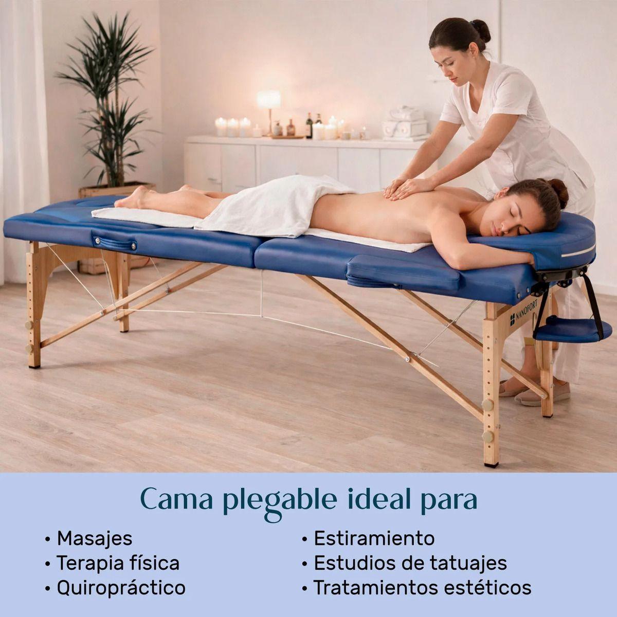 Camilla Masaje Nanofort Plagble Spa Fisioterapia 3 Cuerpos Azul-4