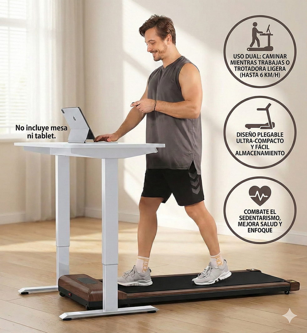 Caminadora WalkingPad Plegable para Casa/Oficina 6km/h Trotadora Ultracompacta-1