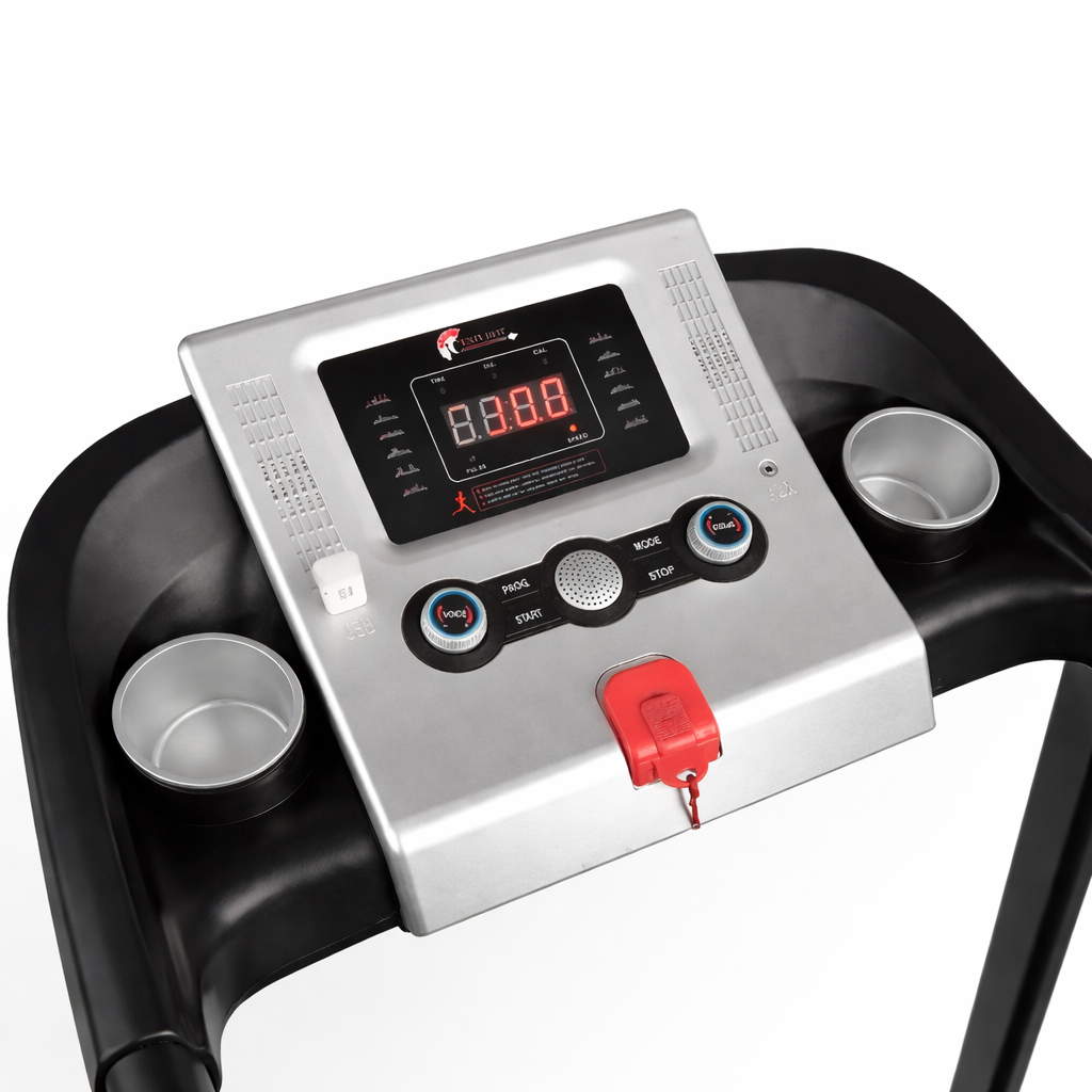 Trotadora Centurfit 10 km/h | 1.5 HP Banda de trote 40 cm Plegable-3