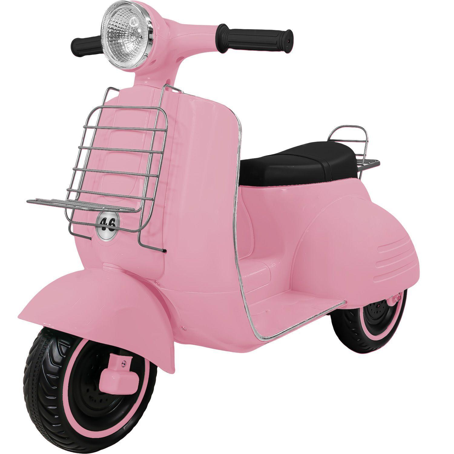Motocicleta Montable Vintage Motoneta 12 V Luz Led-1