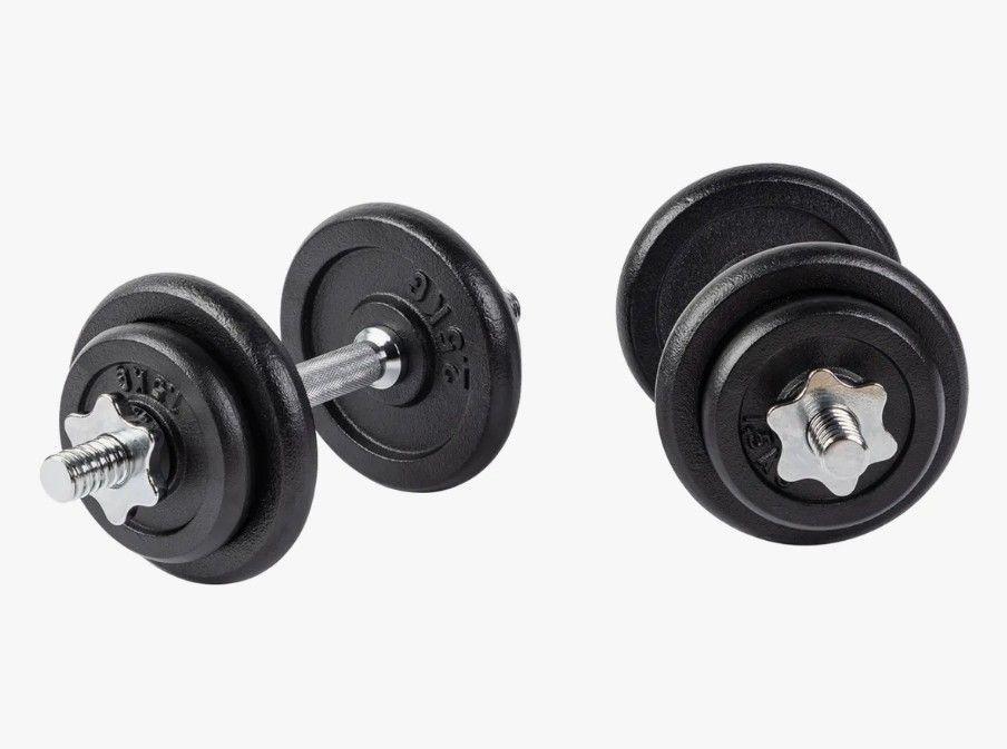 Set Mancuernas Ajustables 20kg Con Maletín De Almacenamiento-2