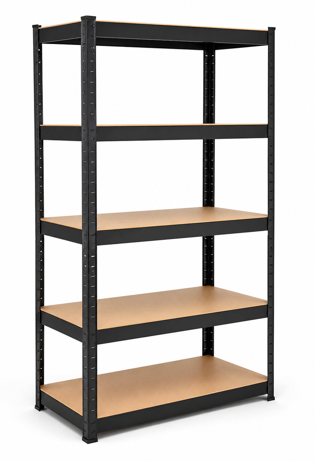 Estante Met lico RackPack 5 Niveles Repisas Caf Perfil Negro 180x90x40 Cm Soporta 180 Kg-5