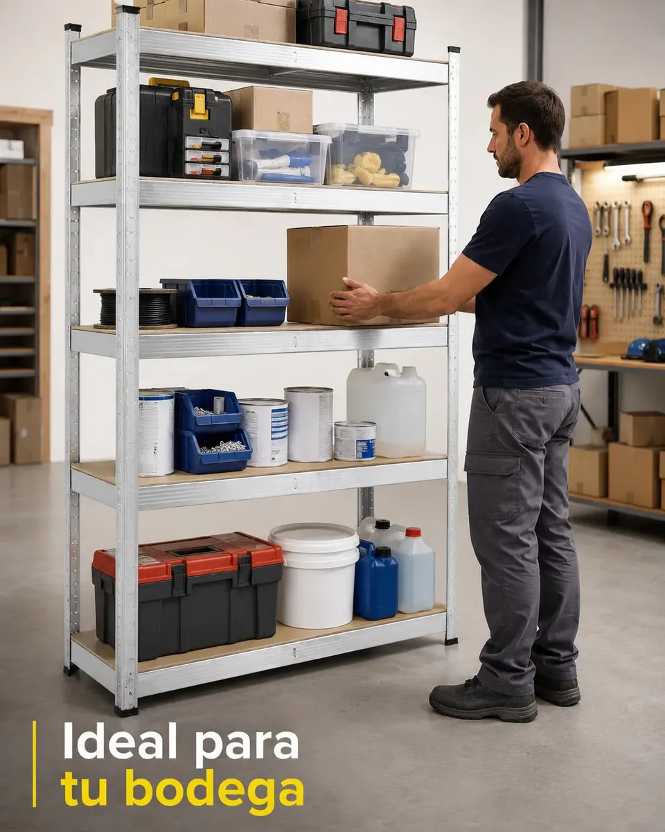 Estante Metalico Anaquel 5 Niveles Repisa Rack 180x39x89 Cm-6