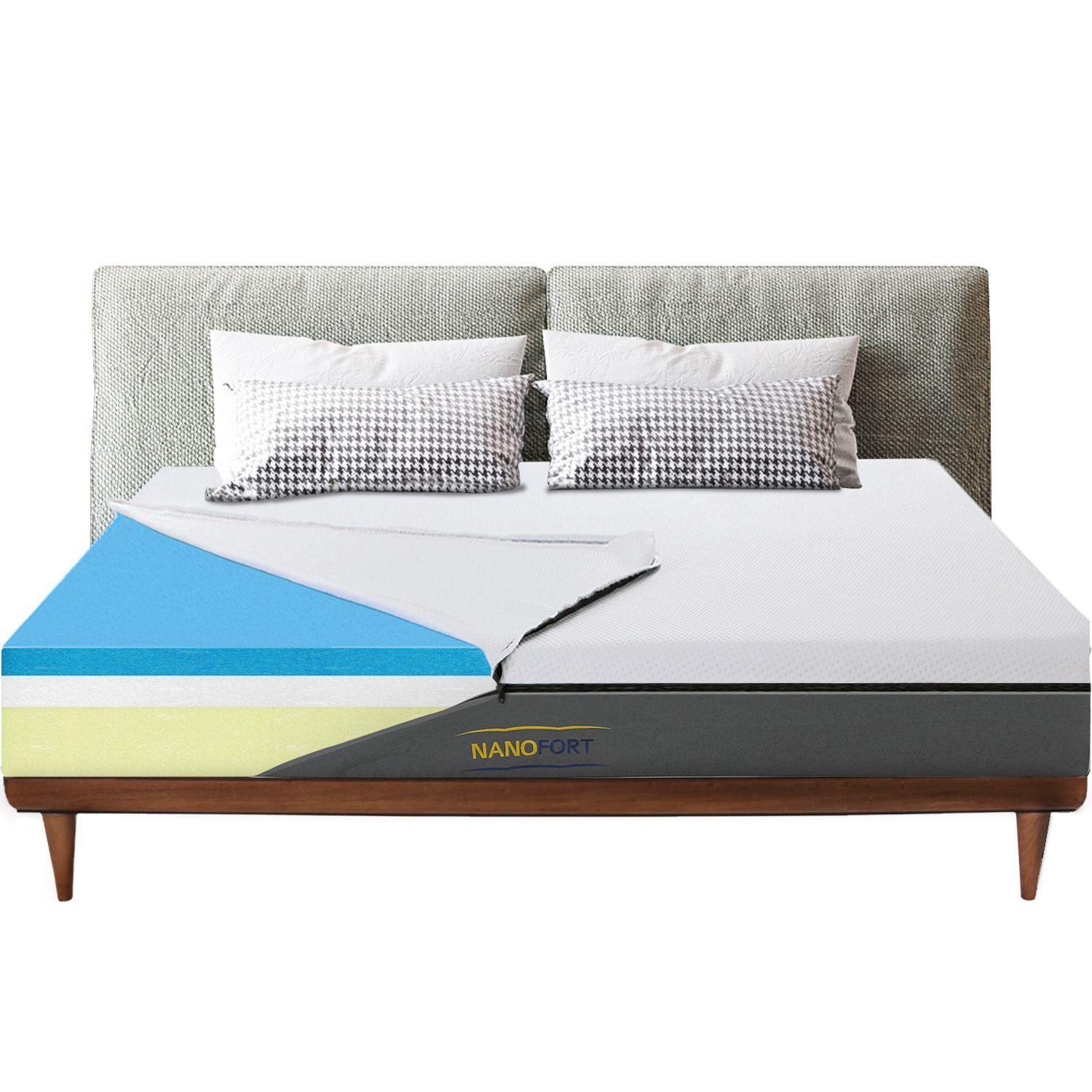 Colchon King Memory Foam 201x191x18cm -2