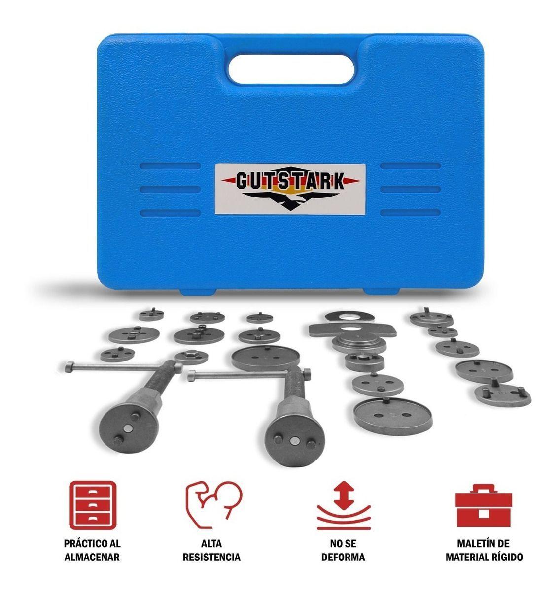 Kit  Para Comprimir Piston Caliper Calibrar Frenos 18 Piezas-1