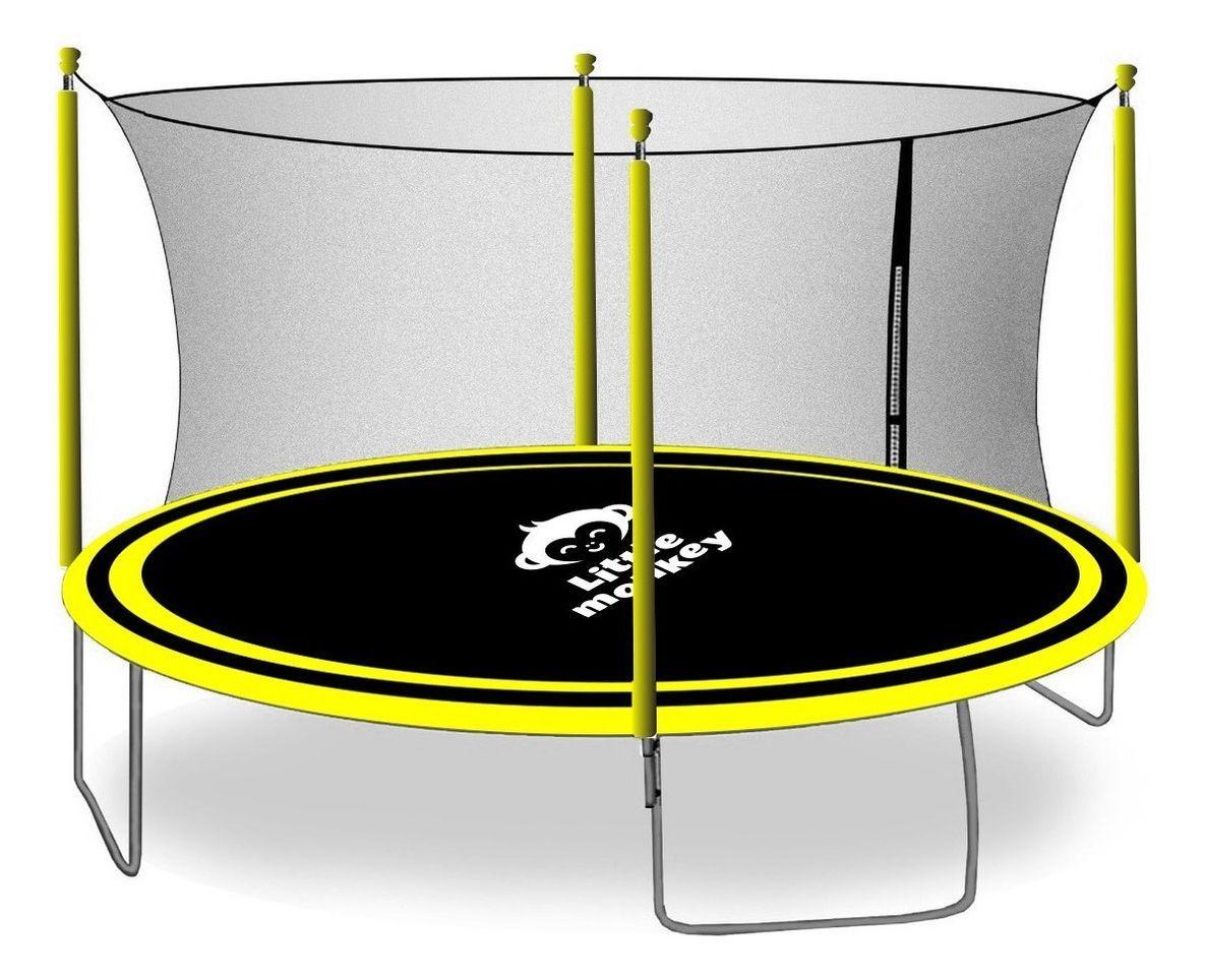 Trampolin Little Monkey Cama Elastica 8Ft Uso Rudo Niños-0