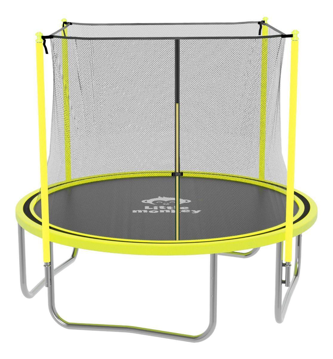 Trampolin Little Monkey Cama Elastica 8Ft Uso Rudo Niños-1