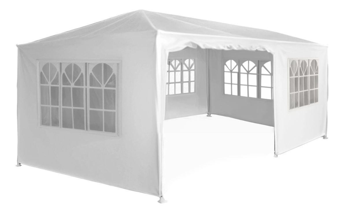 Toldo Plegable 3x6 Para Eventos Blanco Con Paredes-1