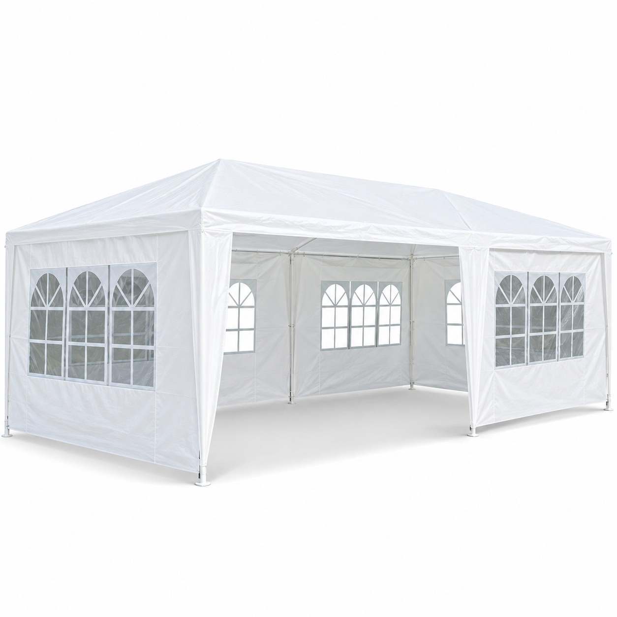 Toldo Plegable 3x6 Jardimex Para Eventos Blanco Con Paredes-0