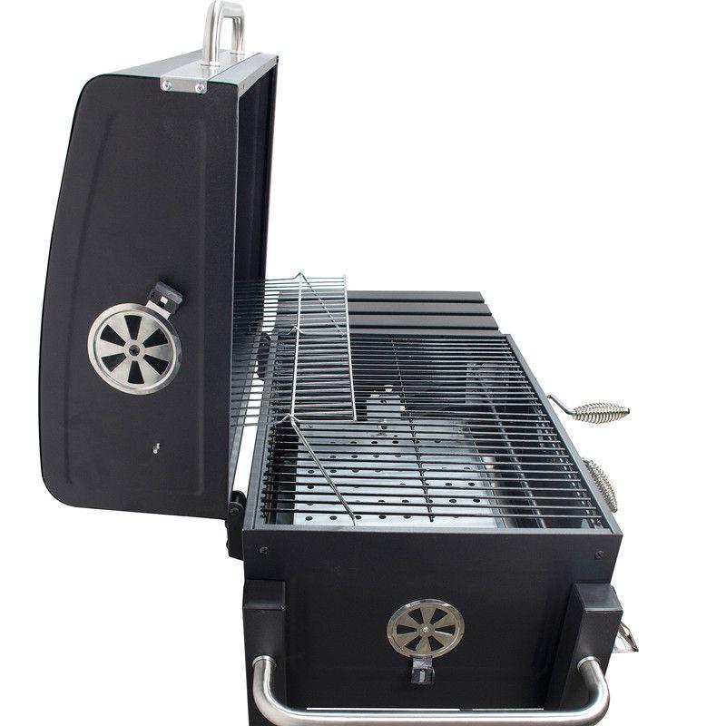 Parrila Ahumador Jardimex Carbon Asador Acero Inoxidable-2