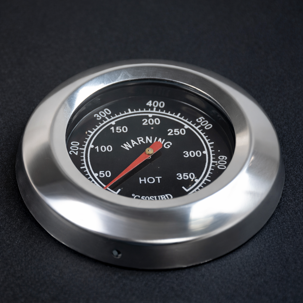 Parrilla A Carbón BBQ Con Tapa Termómetro Ruedas Para Quincho Jardimex-7