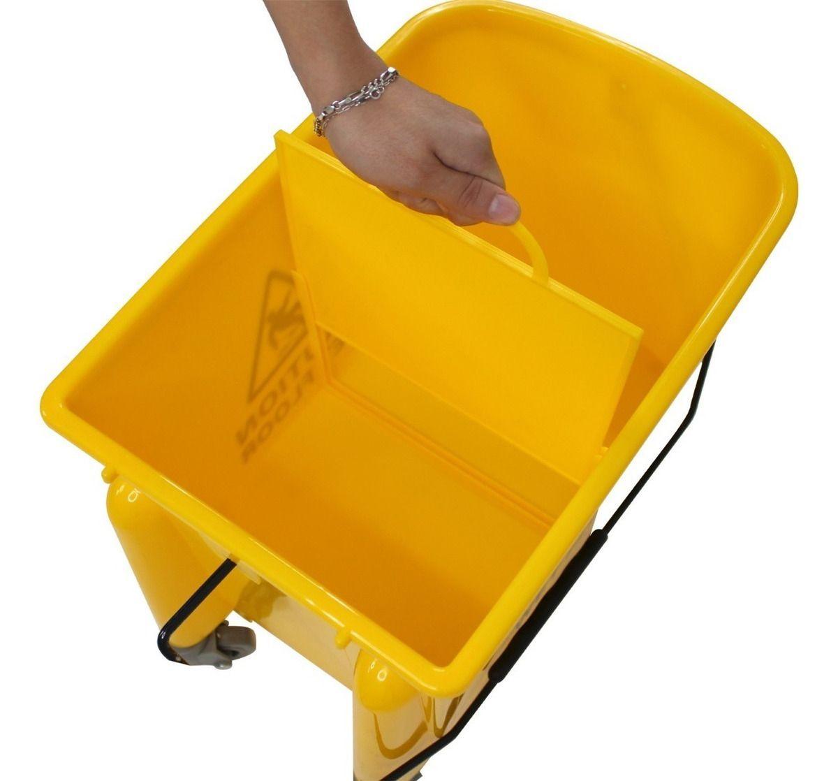 Carro Estrujador De Aseo Mopa 20 Lts Amarillo-3