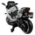 Motocicleta Montable Electrica Deportiva Niño Luces Musica Color Blanco-4